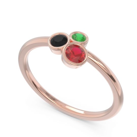 Petite Modern Bezel Guccha Ring