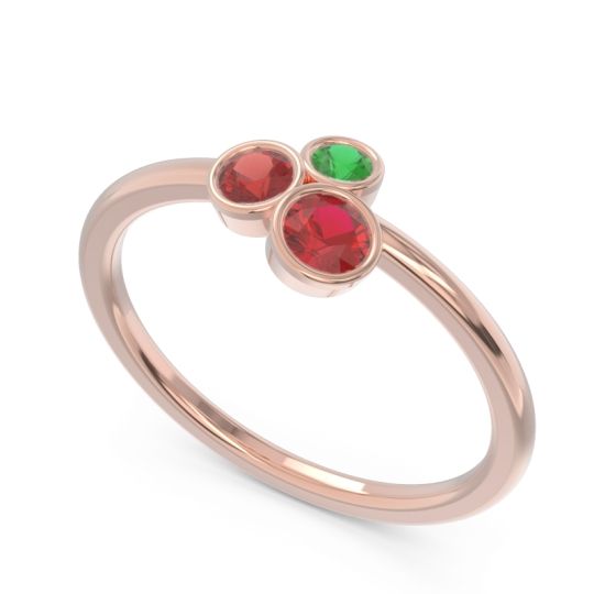 Petite Modern Bezel Guccha Ring