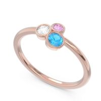 Petite Modern Bezel Guccha Ring