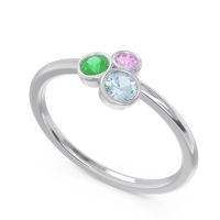 Petite Modern Bezel Guccha Ring