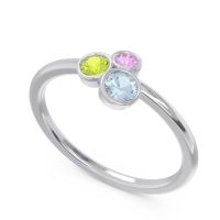 Petite Modern Bezel Guccha Ring