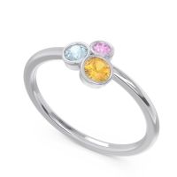 Petite Modern Bezel Guccha Ring