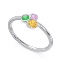 Petite Modern Bezel Guccha Ring