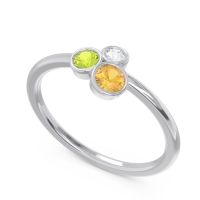 Petite Modern Bezel Guccha Ring