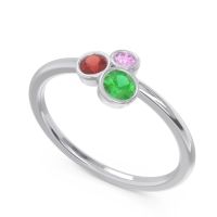 Petite Modern Bezel Guccha Ring