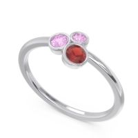 Petite Modern Bezel Guccha Ring