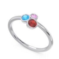 Petite Modern Bezel Guccha Ring