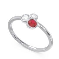Petite Modern Bezel Guccha Ring