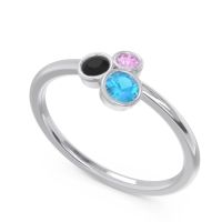 Petite Modern Bezel Guccha Ring