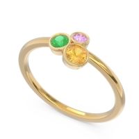 Petite Modern Bezel Guccha Ring