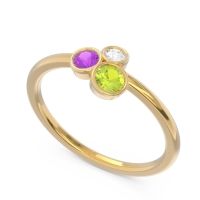 Petite Modern Bezel Guccha Ring