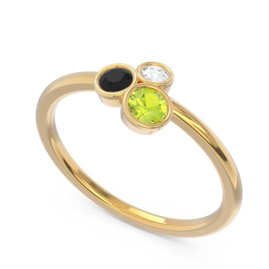 Petite Modern Bezel Guccha Ring