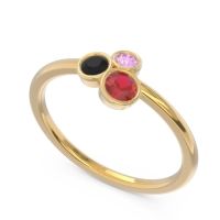 Petite Modern Bezel Guccha Ring