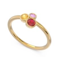 Petite Modern Bezel Guccha Ring