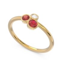 Petite Modern Bezel Guccha Ring
