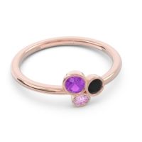 Petite Modern Bezel Guccha Ring