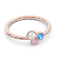 Petite Modern Bezel Guccha Ring