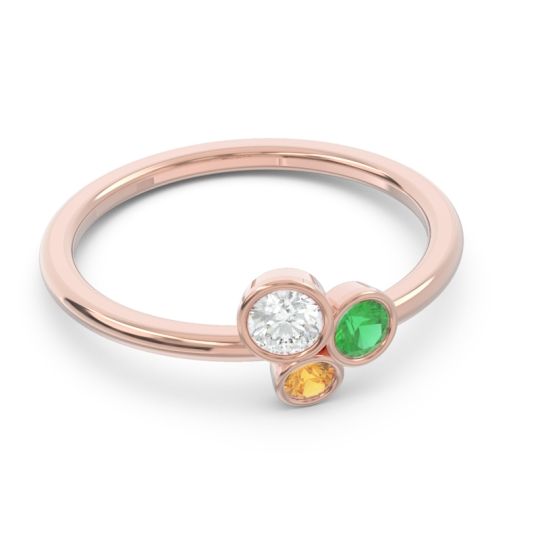 Petite Modern Bezel Guccha Ring
