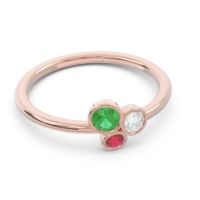 Petite Modern Bezel Guccha Ring