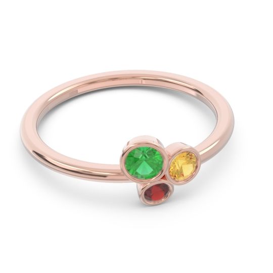 Petite Modern Bezel Guccha Ring