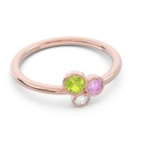 Petite Modern Bezel Guccha Ring