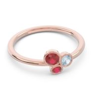 Petite Modern Bezel Guccha Ring