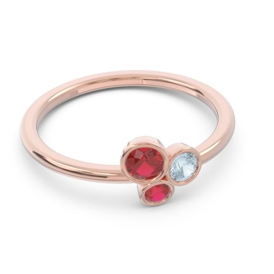 Petite Modern Bezel Guccha Ring