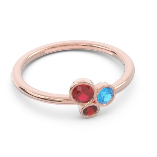 Petite Modern Bezel Guccha Ring