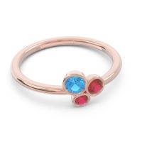 Petite Modern Bezel Guccha Ring
