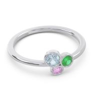 Petite Modern Bezel Guccha Ring