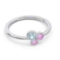 Petite Modern Bezel Guccha Ring