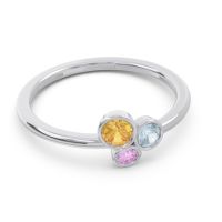 Petite Modern Bezel Guccha Ring