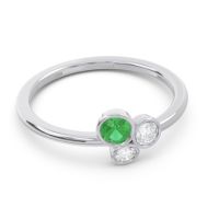 Petite Modern Bezel Guccha Ring