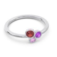 Petite Modern Bezel Guccha Ring
