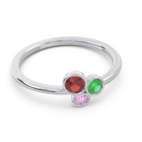 Petite Modern Bezel Guccha Ring