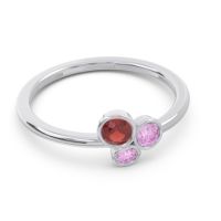 Petite Modern Bezel Guccha Ring