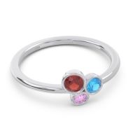 Petite Modern Bezel Guccha Ring