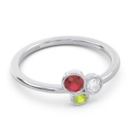 Petite Modern Bezel Guccha Ring