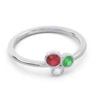 Petite Modern Bezel Guccha Ring
