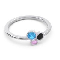 Petite Modern Bezel Guccha Ring