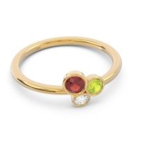 Petite Modern Bezel Guccha Ring