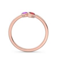 Petite Modern Bezel Guccha Ring