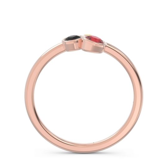 Petite Modern Bezel Guccha Ring