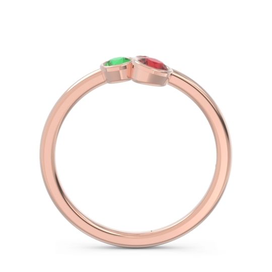 Petite Modern Bezel Guccha Ring