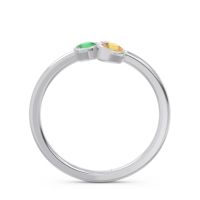 Petite Modern Bezel Guccha Ring