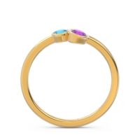 Petite Modern Bezel Guccha Ring