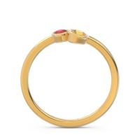 Petite Modern Bezel Guccha Ring