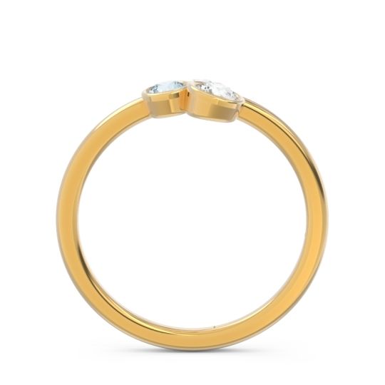 Petite Modern Bezel Guccha Ring