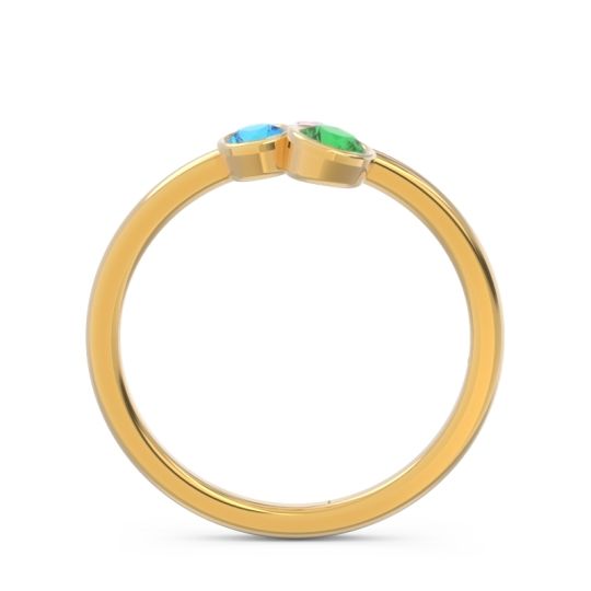 Petite Modern Bezel Guccha Ring