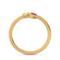 Petite Modern Bezel Guccha Ring